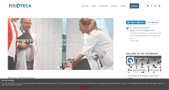 Desktop Screenshot of fisioteca.com