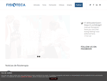 Tablet Screenshot of fisioteca.com